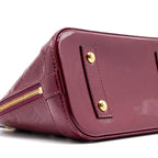 LOUIS VUITTON ALMA BB PATENT LEATHER INDIAN ROSE GHW