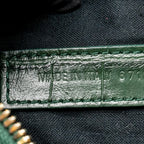 Balenciaga Le cagole XS Shoulder Bag Crocodile Embossed Calfskin Dark Forest Green GHW