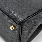 Hermes Kelly 32 Togo Black GHW