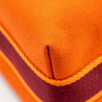 HERMES TROUSSE DE TOILETTE BRIDE A BRAC PM ORANGE SHW