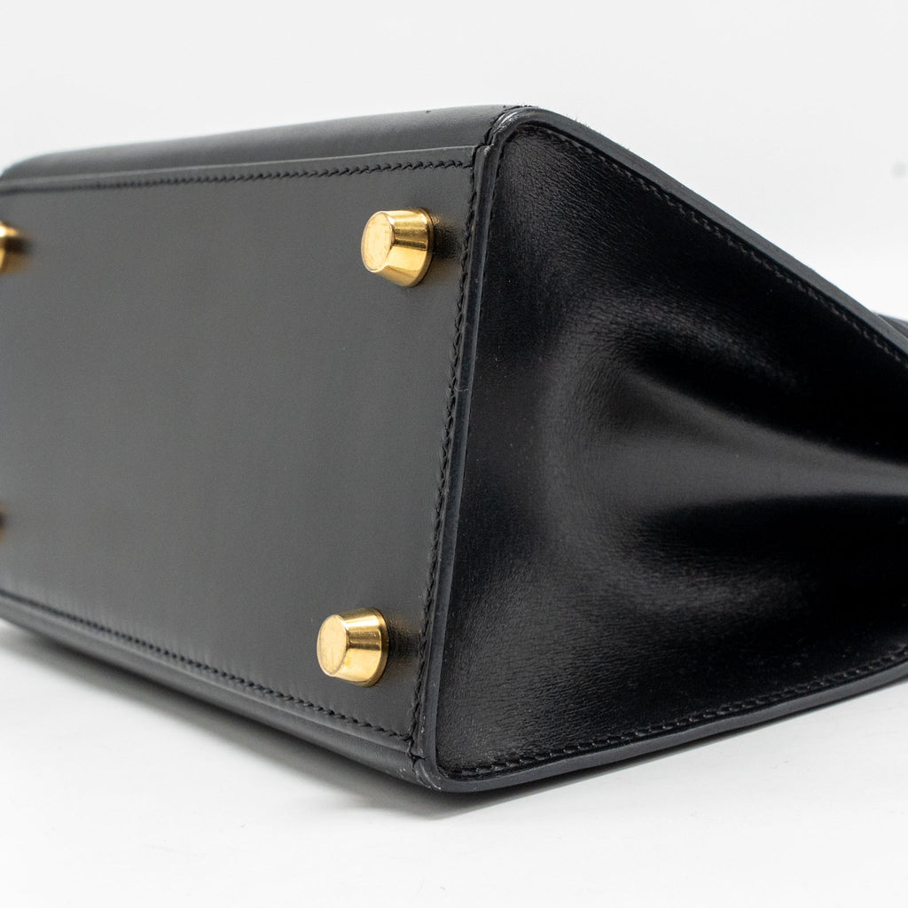 Hermes vintage mini kelly 20 box black GHW