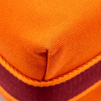 HERMES TROUSSE DE TOILETTE BRIDE A BRAC PM ORANGE SHW