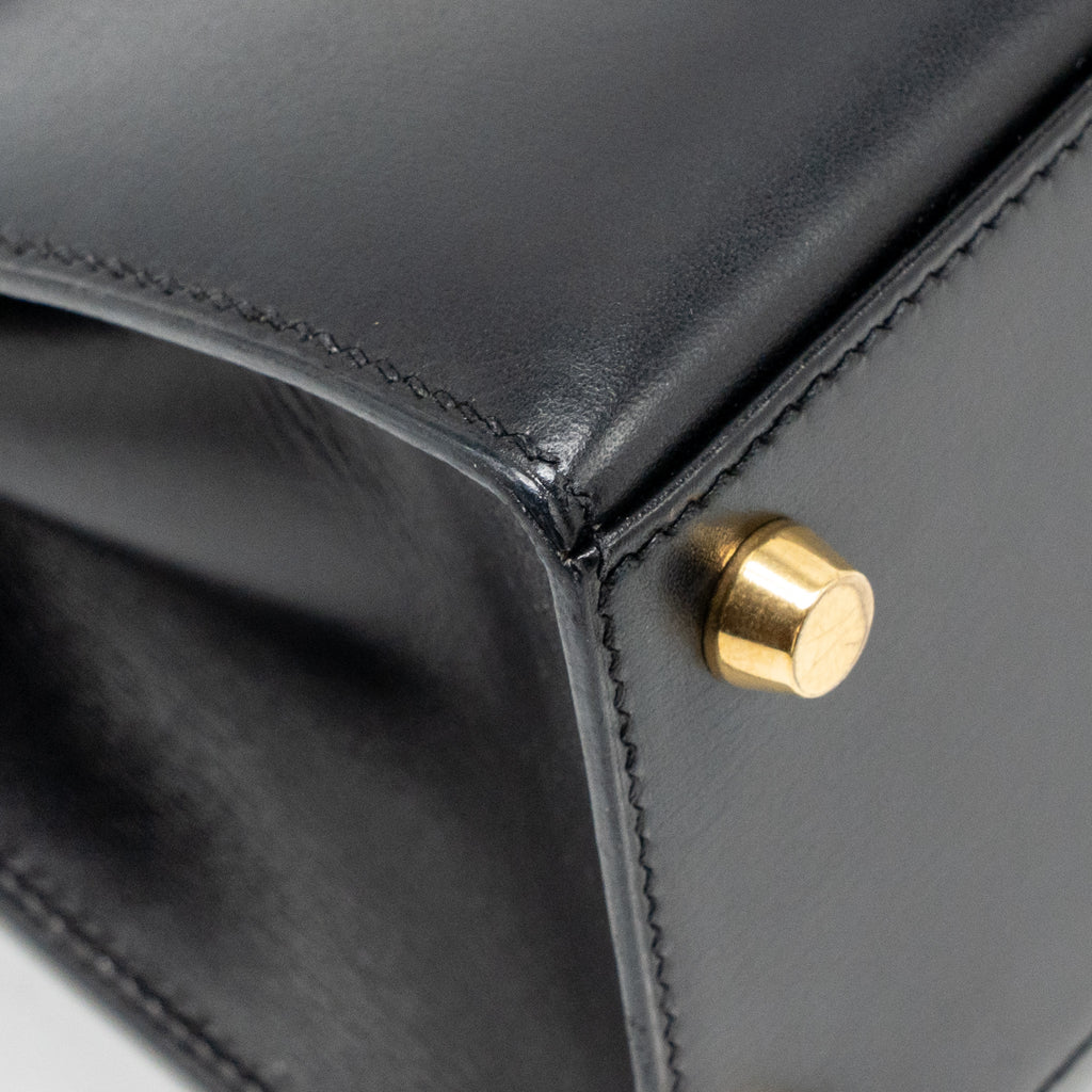 Hermes vintage mini kelly 20 box black GHW