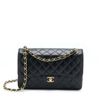 CHANEL JUMBO CLASSIC FLAP BAG CAVIAR BLACK GHW