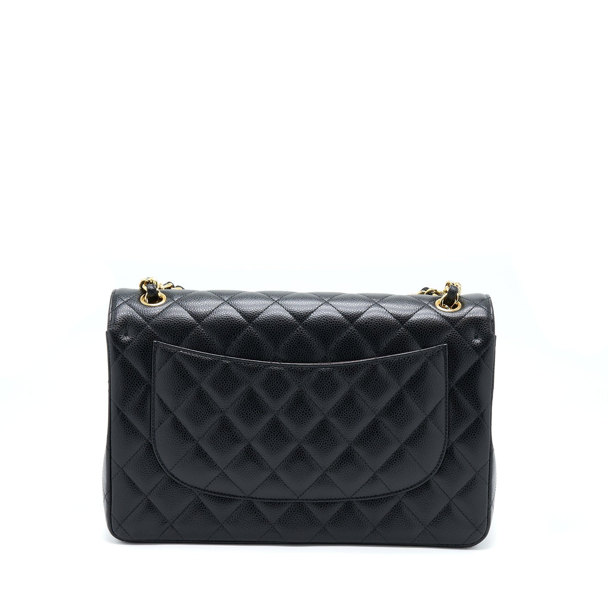 CHANEL JUMBO CLASSIC FLAP BAG CAVIAR BLACK GHW
