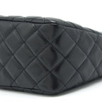 CHANEL 22S PEARL CRUSH HOBO BAG LAMBSKIN BLACK GHW