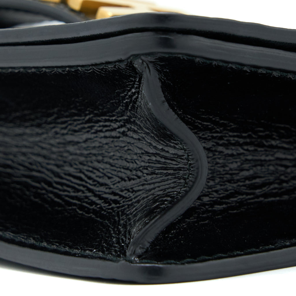DIOR J'ADIOR MEDIUM FLAP BAG WITH CHAIN BLACK GHW