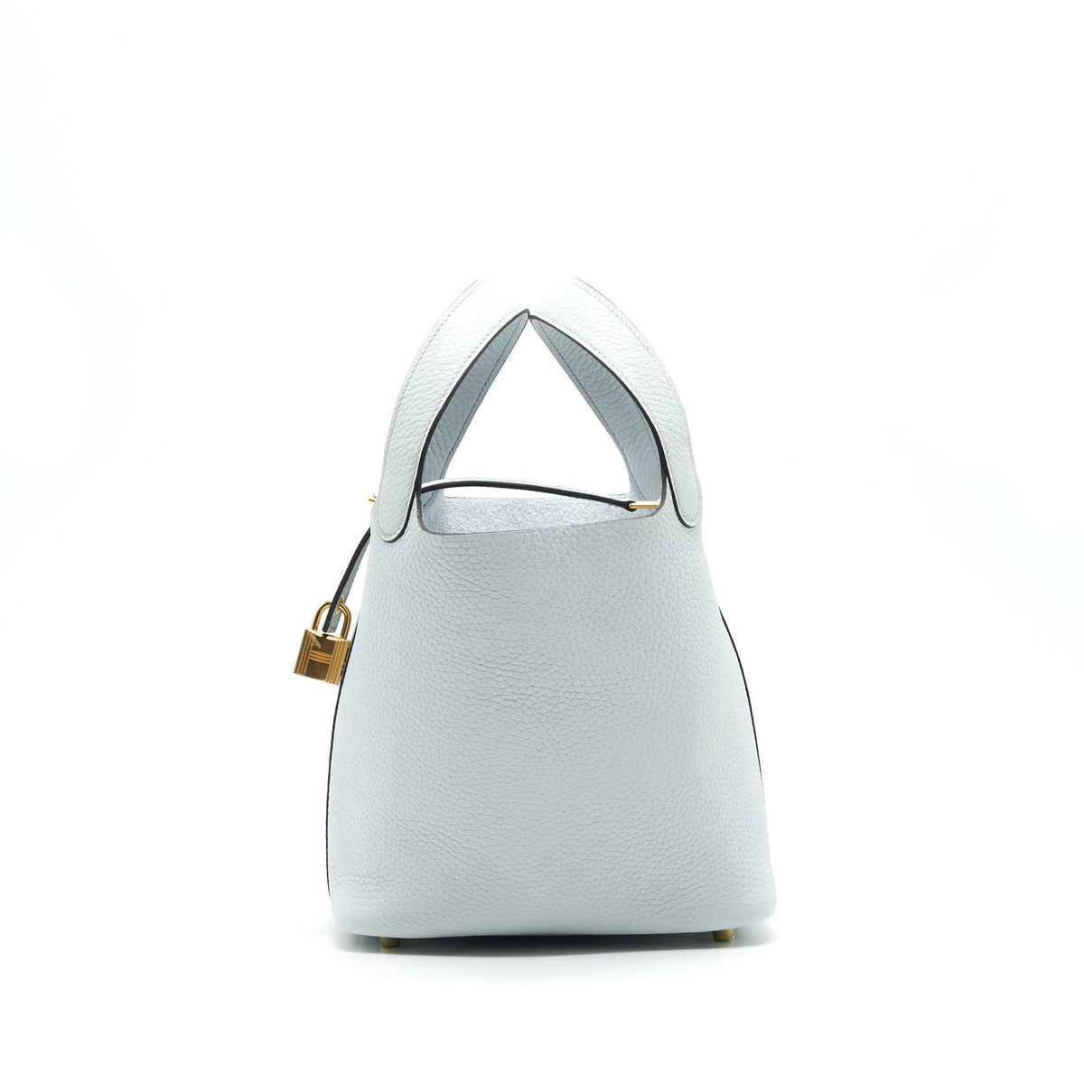 HERMES PICOTIN 18 BLUE PALE GHW