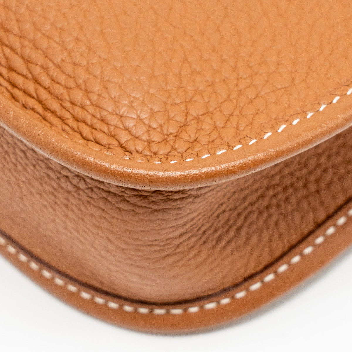 HERMES Mini Evelyn Clemence Gold GHW