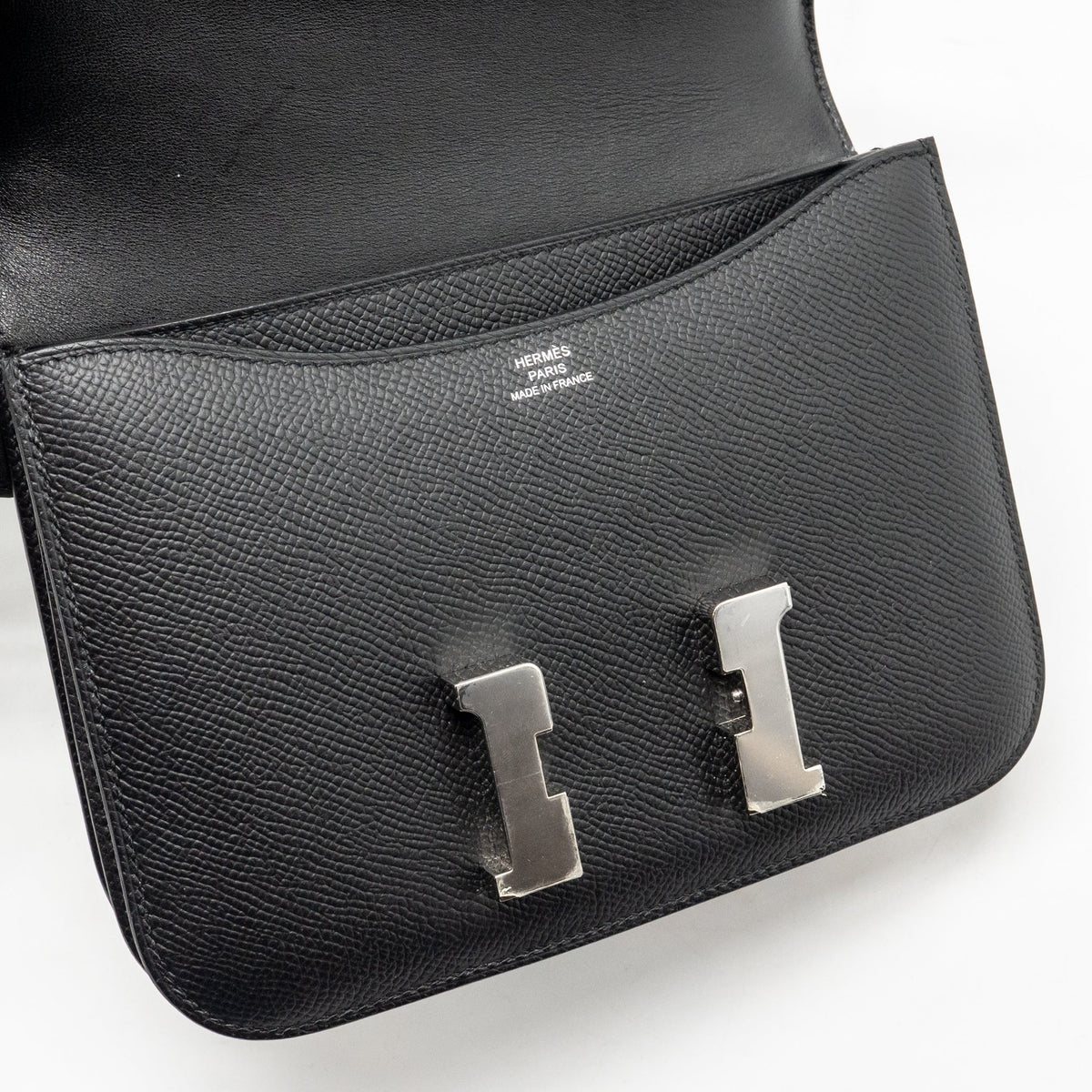 Hermes mini constance epsom black shw
