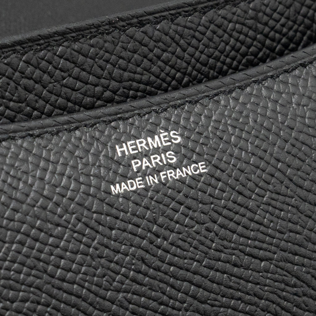 Hermes mini constance epsom black shw