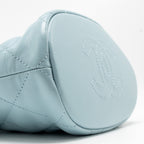 Chanel Enamel CC Bucket Bag Lambskin Light Blue GHW (Microchip)