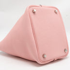 Hermes picotin 18 lock bag clemence 3Q rose sakura SHW