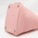 Hermes picotin 18 lock bag clemence 3Q rose sakura SHW