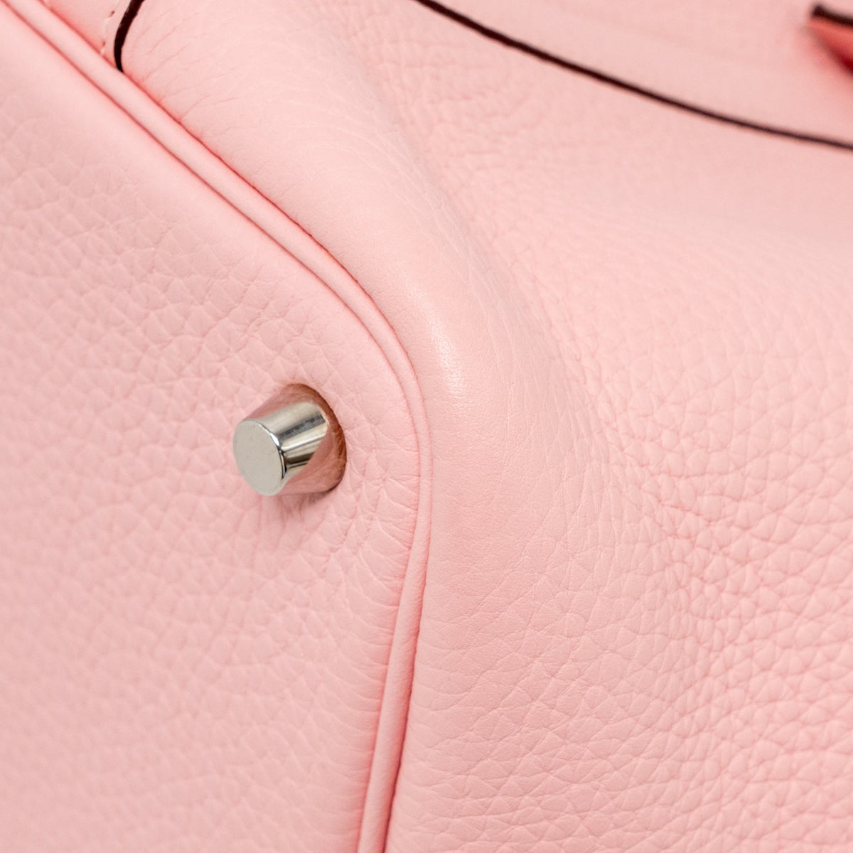 Hermes picotin 18 lock bag clemence 3Q rose sakura SHW