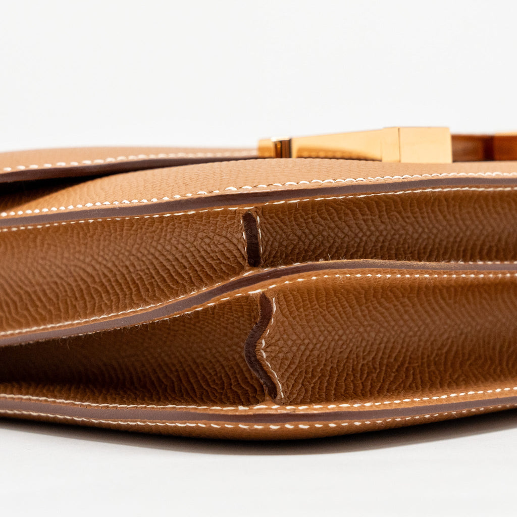 Hermes Mini Constance Epsom Gold RGHW