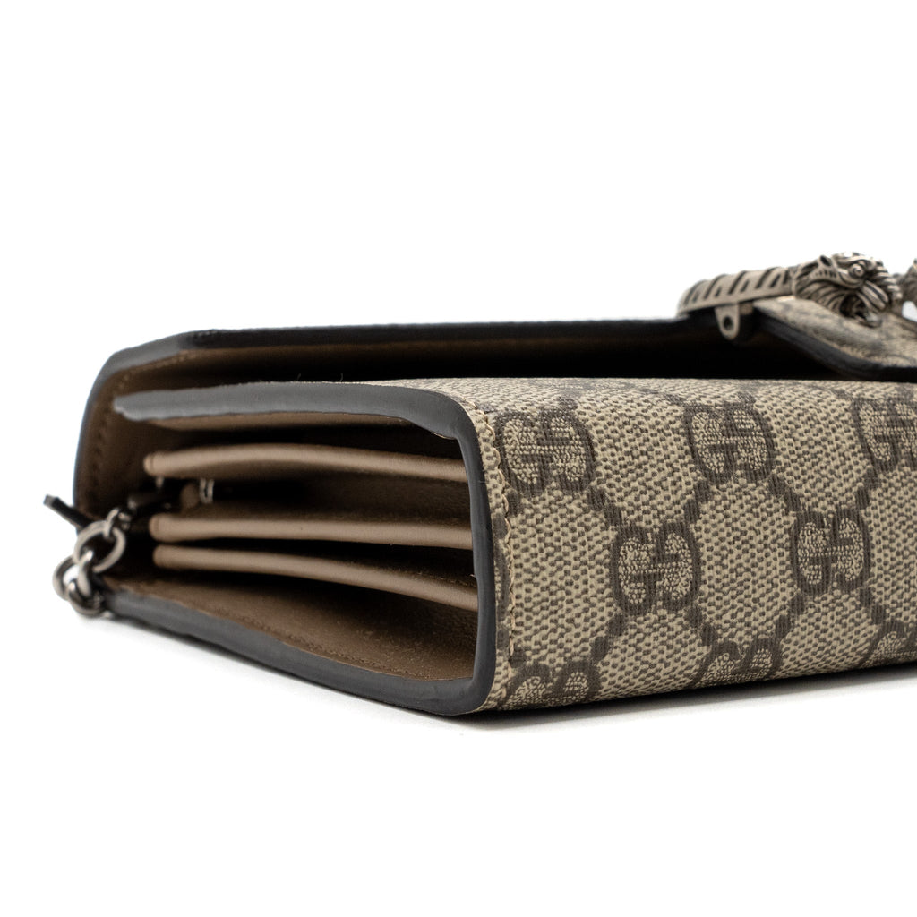 GUCCI DIONYSUS WALLET ON CHAIN GG SUPREME CANVAS SHW