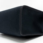 HERMES HERBAG 31 ZIP BAG CANVAS / HUNTER LEATHER BLACK SHW