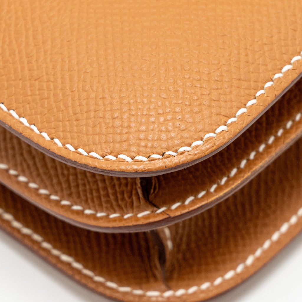 Hermes Mini Constance Epsom Gold RGHW