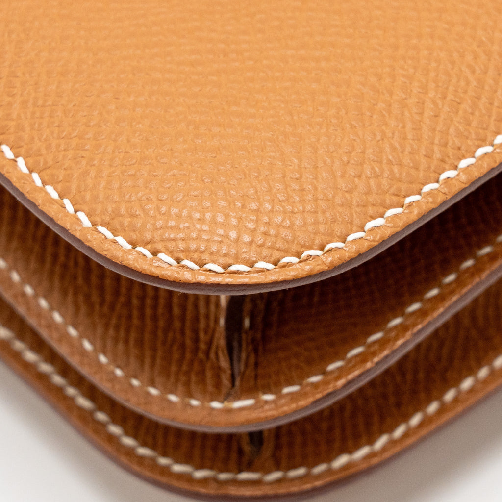 Hermes Mini Constance Epsom Gold RGHW