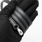 Hermes Mini Kelly II Special Order Epsom Black / Navy SHW