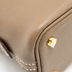 Hermes Mini Bolide Evercolor Etoupe GHW