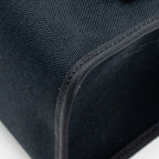 HERMES HERBAG 31 ZIP BAG CANVAS / HUNTER LEATHER BLACK SHW