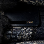 DIOR MINI BOOK TOTE OBLIQUE EMBROIDERY BLUE