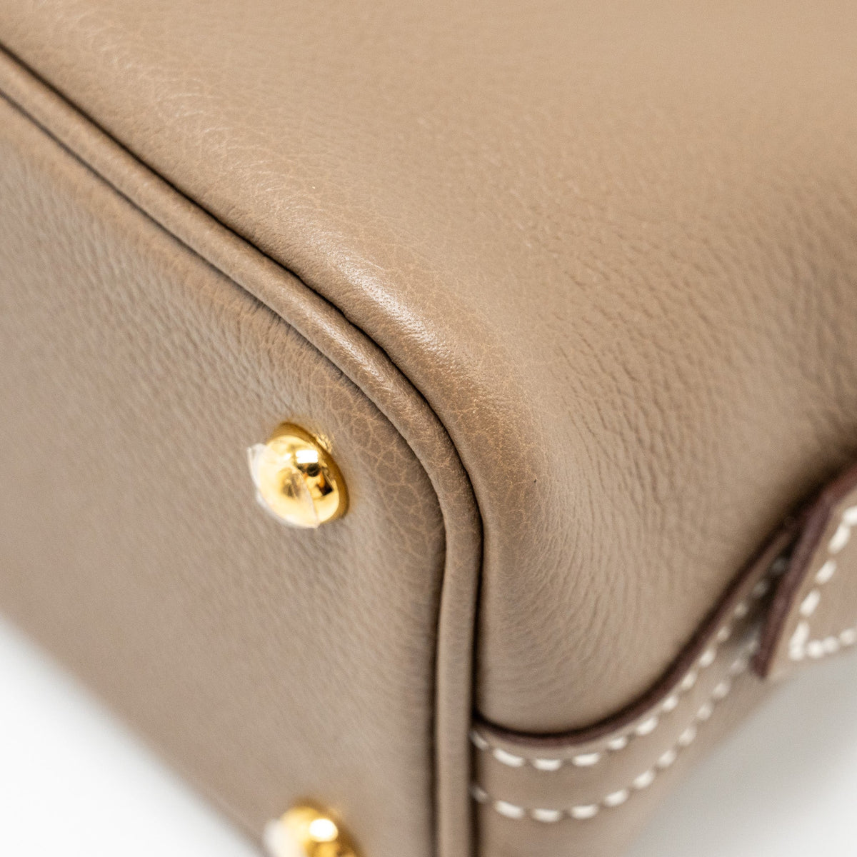 Hermes Mini Bolide Evercolor Etoupe GHW