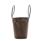 LOUIS VUITTON NEVERFULL MM DAMIER EBENE CANVAS / ROSE BALLERINE