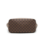 LOUIS VUITTON NEVERFULL MM DAMIER EBENE CANVAS / ROSE BALLERINE