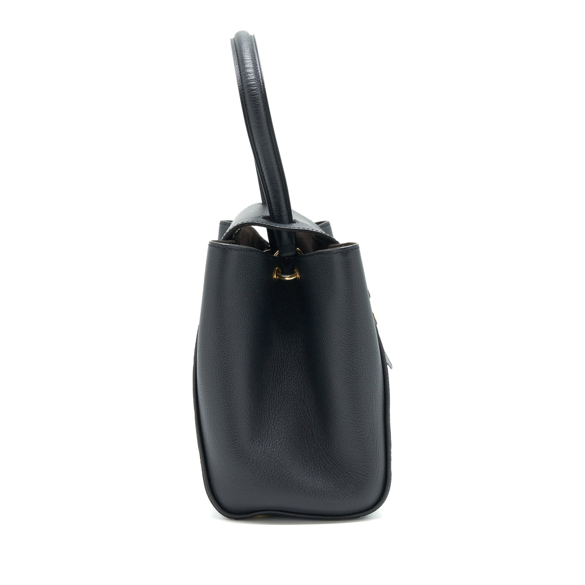 LOUIS VUITTON BLACK MONOGRAM EMPREINTE TROCADERO HANDBAG GHW