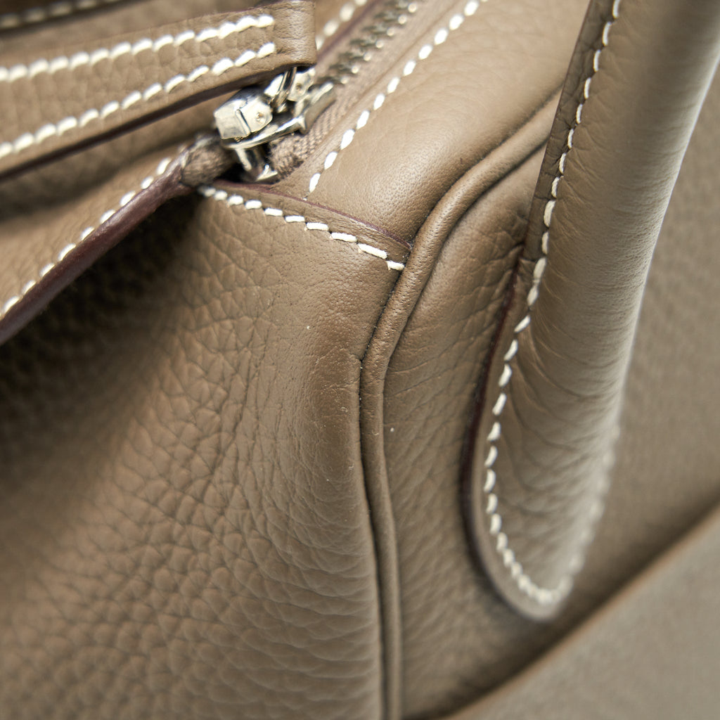 HERMES Lindy 30 Etoupe SHW