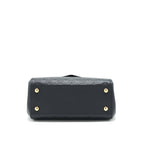 LOUIS VUITTON BLACK MONOGRAM EMPREINTE TROCADERO HANDBAG GHW