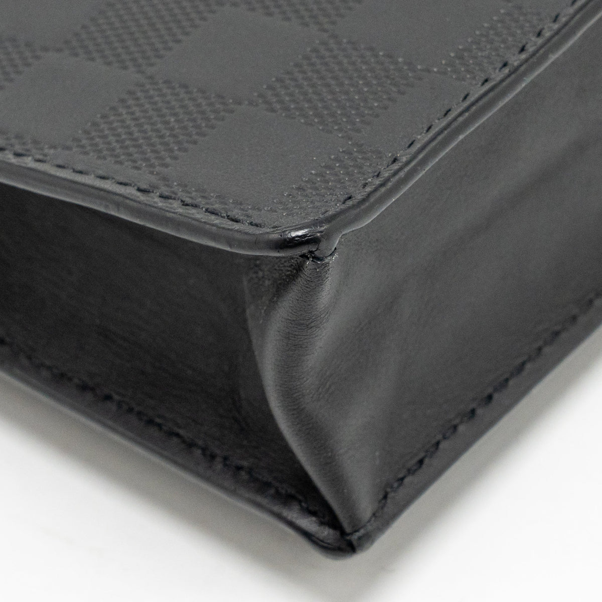 Louis Vuitton infini stand pouch/clutch damier canvas black SHW