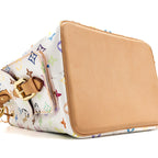 LOUIS VUITTON VINTAGE PETIT NOE SHOULDER BAG MULTICOLOUR MONOGRAM CANVAS WHITE GHW
