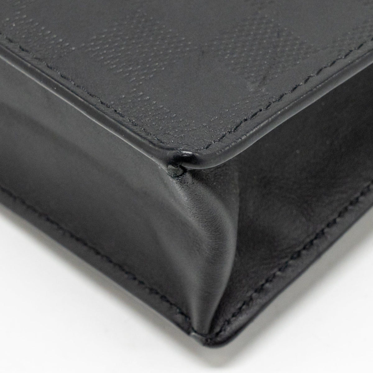 Louis Vuitton infini stand pouch/clutch damier canvas black SHW