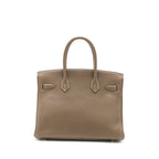 HERMES BIRKIN 30 CLEMENCE ETOUPE GHW