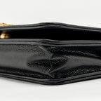 CHANEL BOY WALLET ON CHAIN CAVIAR BLACK GHW