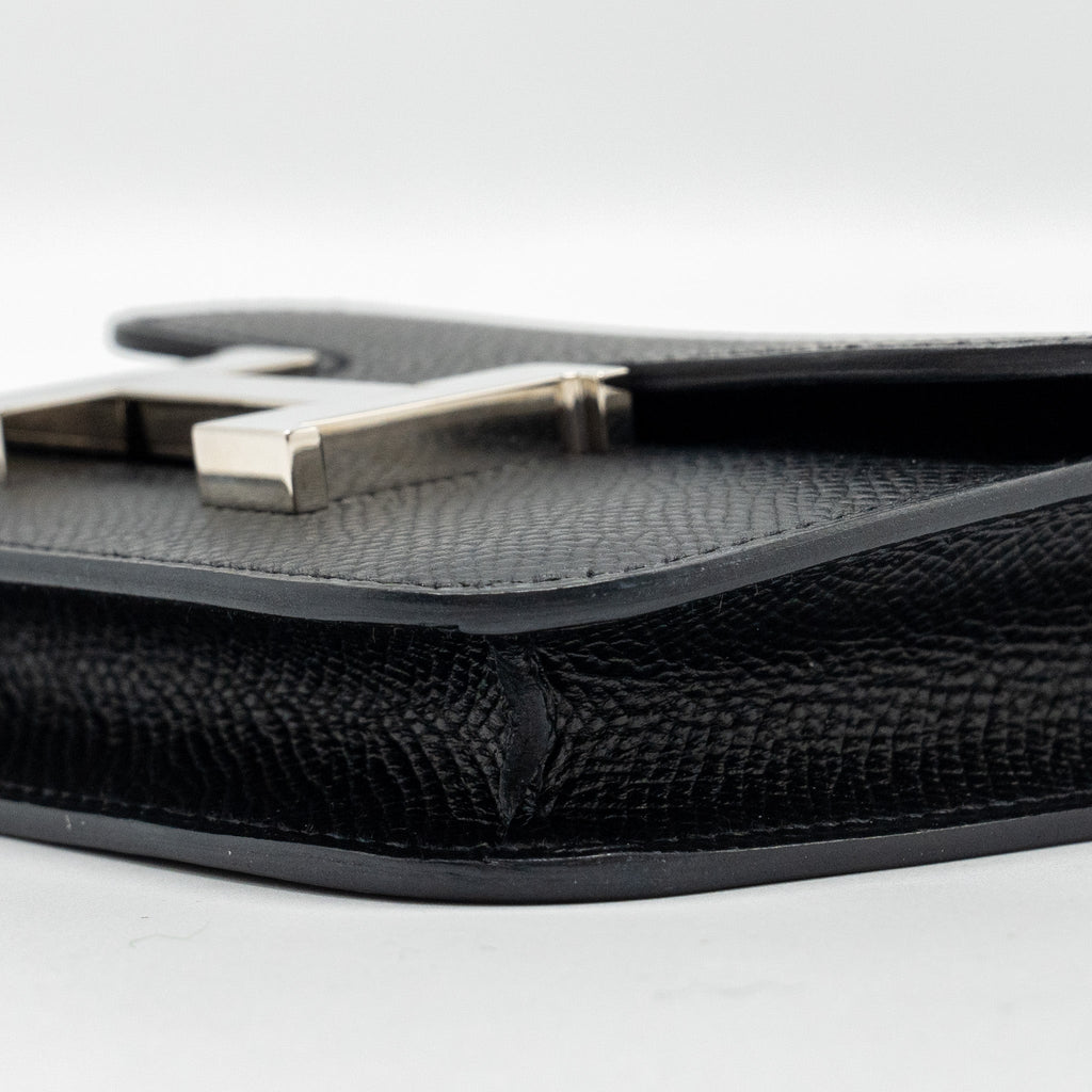 Hermes Constance Slim Epsom Black SHW