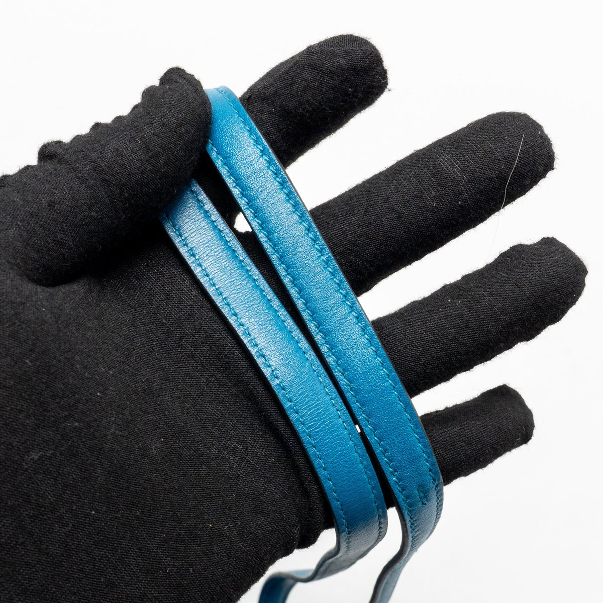 Hermes Mini Constance Tadelakt leather Blue Izmir SHW