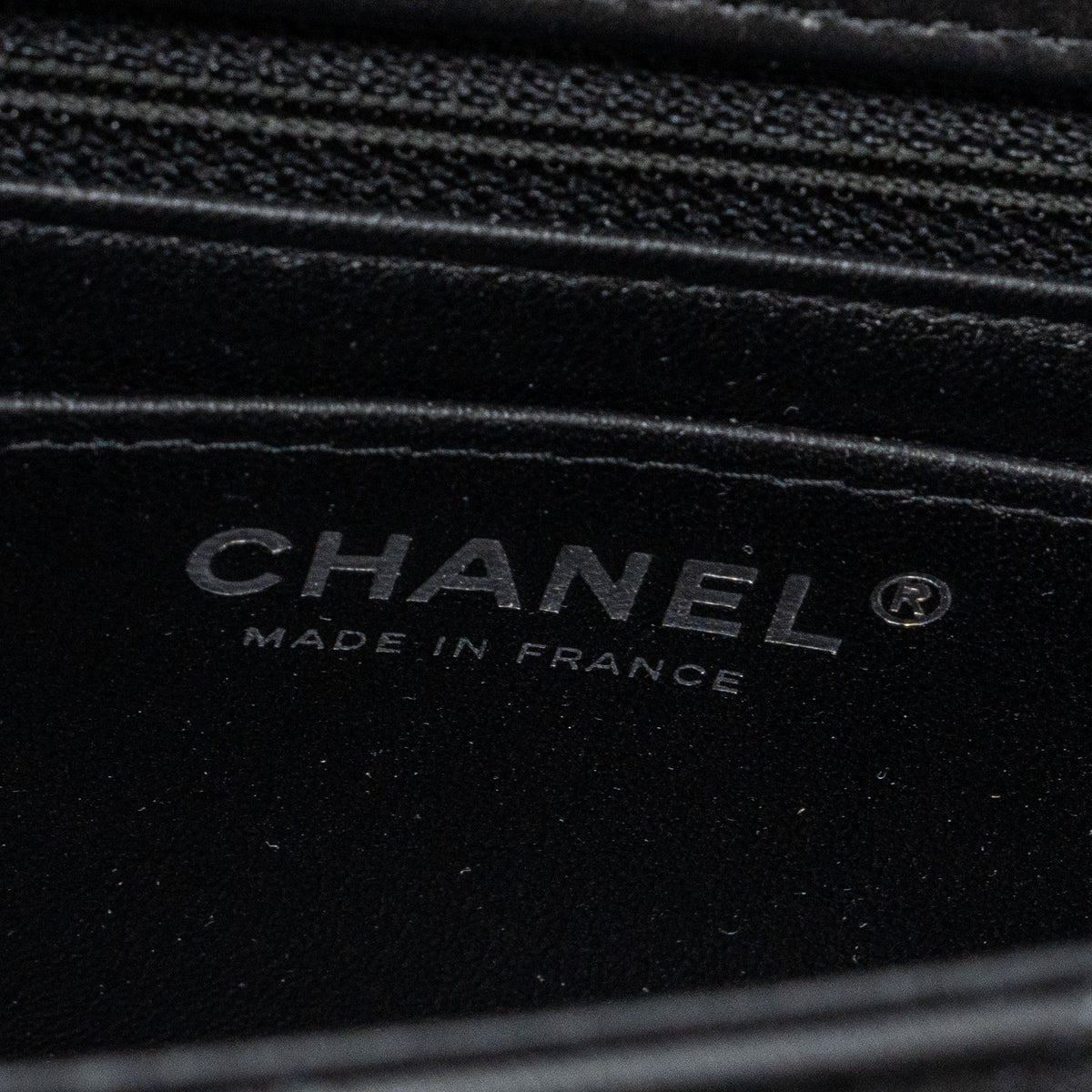 CHANEL MINI RECTANGULAR FLAP BAG LAMBSKIN BLACK SHW  (MICROCHIP)
