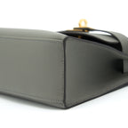HERMES KELLY POCHETTE SWIFT 0L GRIS MEYER GHW