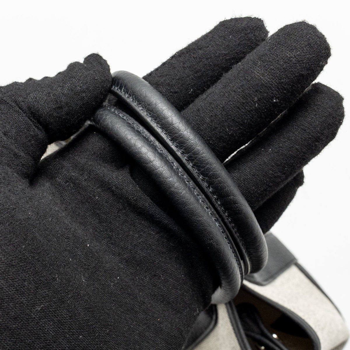 Hermes Neo Garden Party 23 NEGONDA/CANVAS ECRU/NOIR SHW