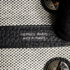 Hermes Neo Garden Party 23 NEGONDA/CANVAS ECRU/NOIR SHW