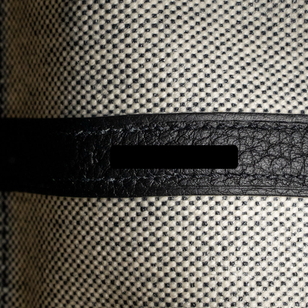 Hermes Neo Garden Party 23 NEGONDA/CANVAS ECRU/NOIR SHW