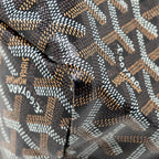 GOYARD SAINT LOUIS PM TOTE GOYARDINE CANVAS/CALFSKIN BLACK SHW