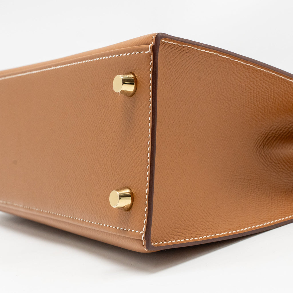 Hermes kelly 25 epsom gold GHW