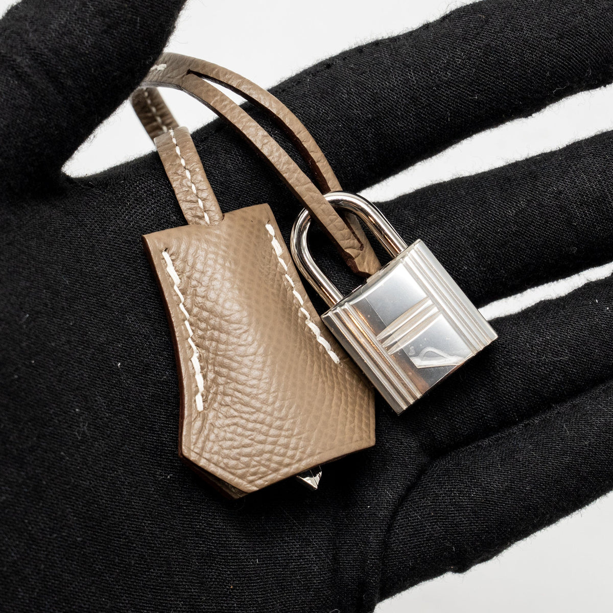 Hermes Kelly 25 Epsom Etoupe SHW