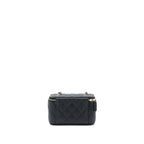 CHANEL LONG VANITY CASE CAVIAR BLACK LGHW